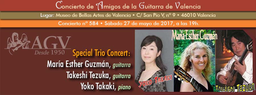 Concierto de Special  Trio  Concert en Amigos de la Guitarra de Valencia