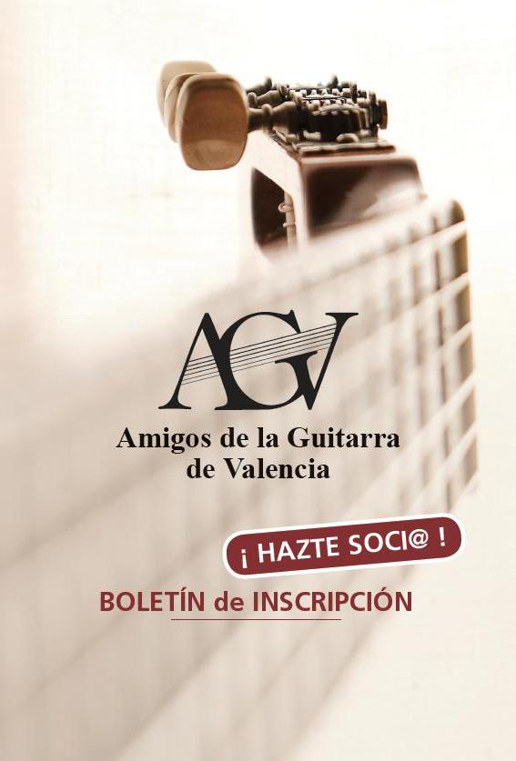 Hazte socio de Amigos de la Guitarra de Valencia